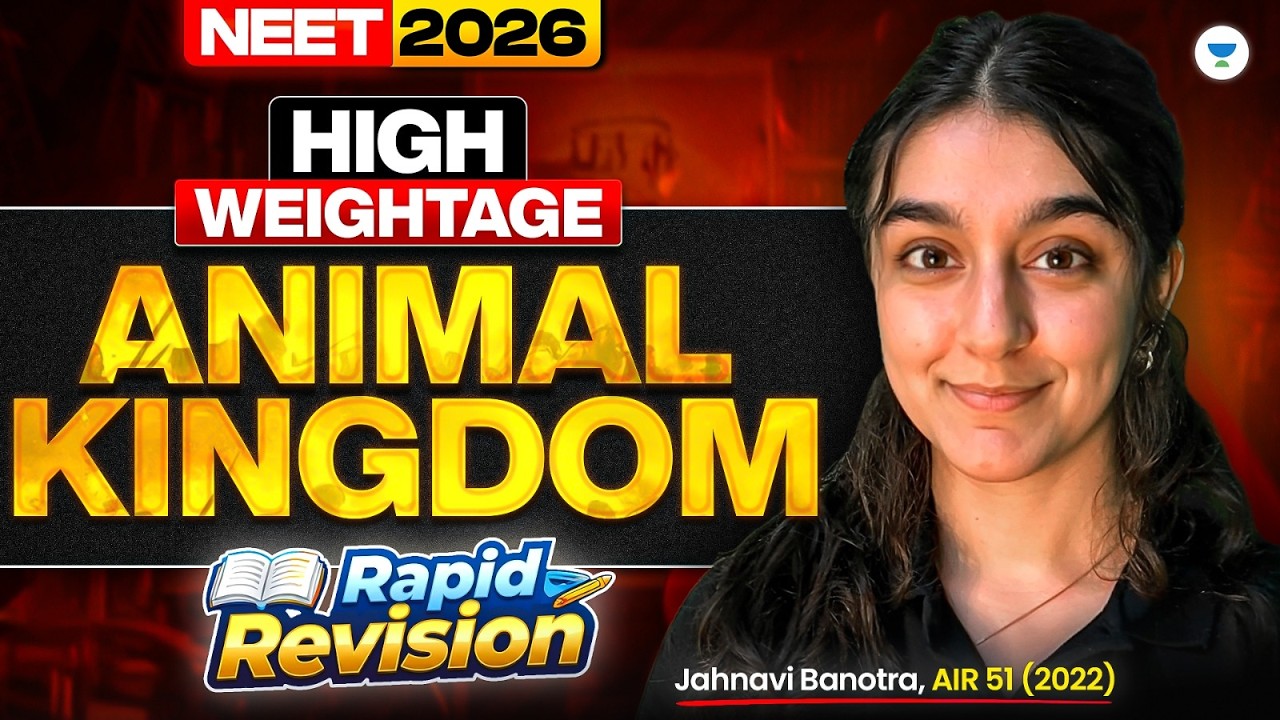 NEET 2026: Animal Kingdom High Weightage Rapid Revision | Jahnavi Banotra
