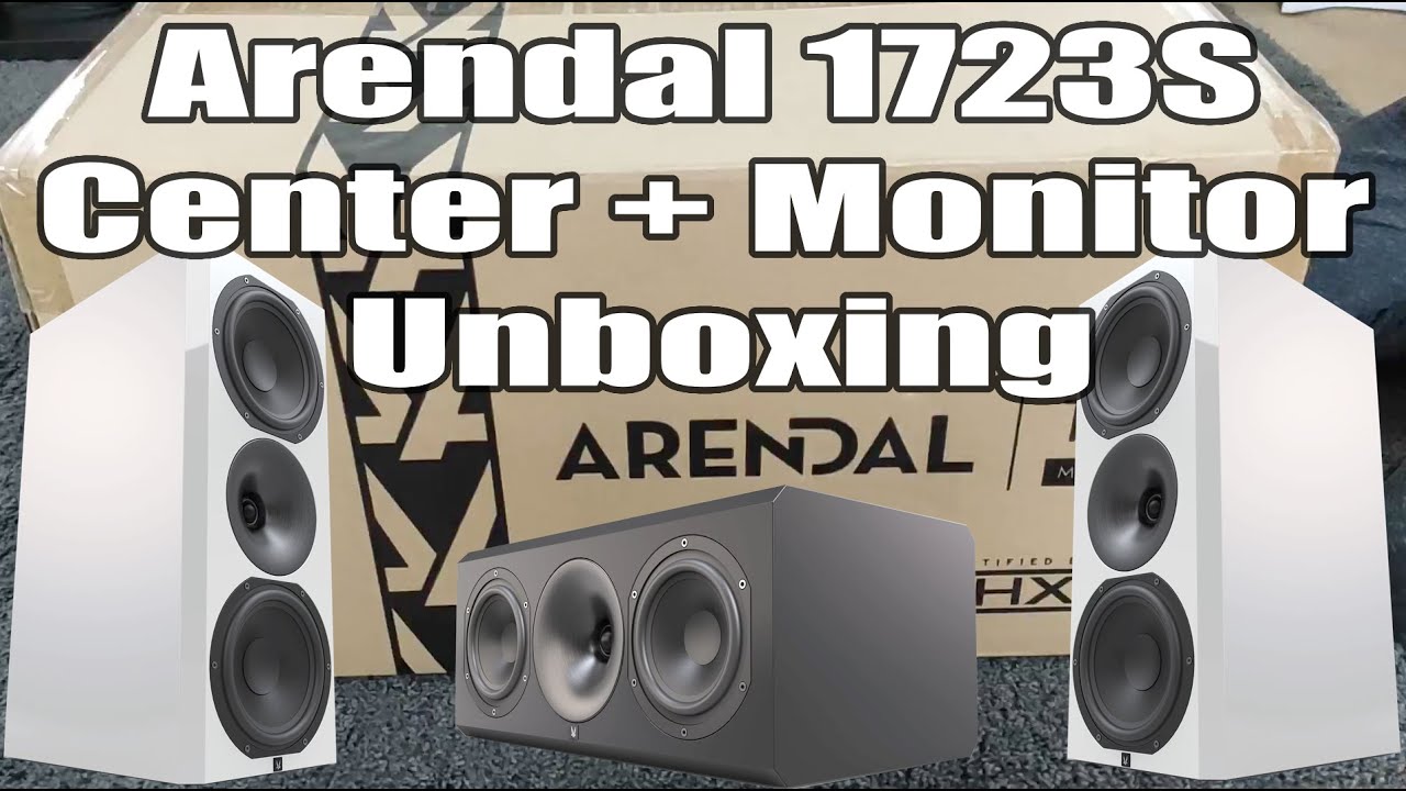 Arendal 1723 S Center & Monitor - Unboxing