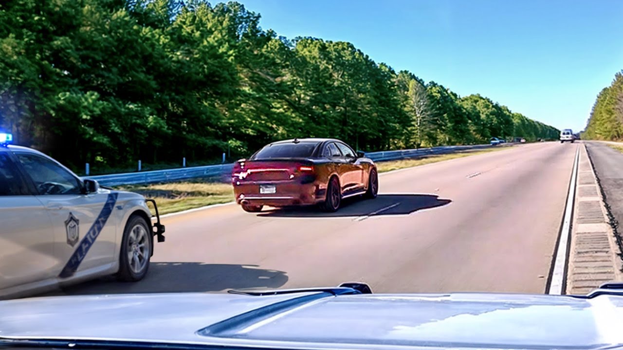 Craziest Dodge Charger Police Pursuits - Caught on Dashcam