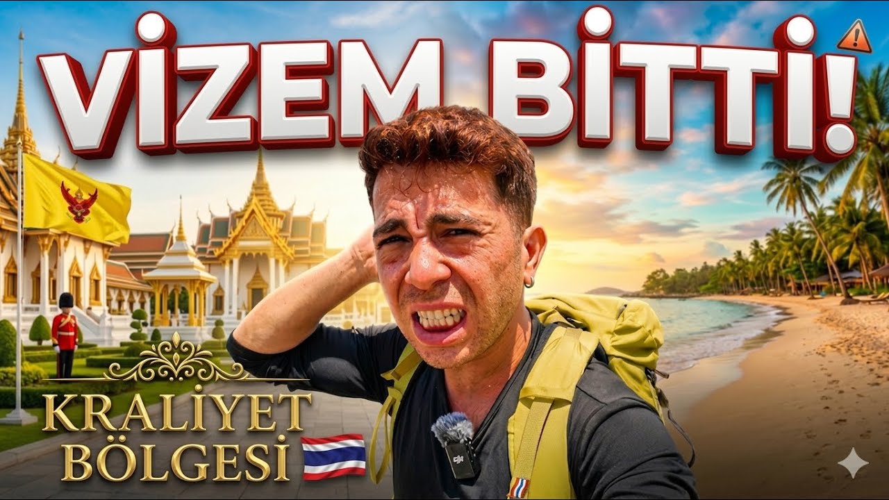 “VİZEM BİTTİ”Kraliyet Bölgesine Geldim | 900 Km Yürüyorum Gün 30 🇹🇭