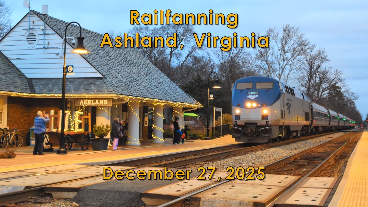 Ashland, VA Railfanning December 27, 2025: Year-End Closeout