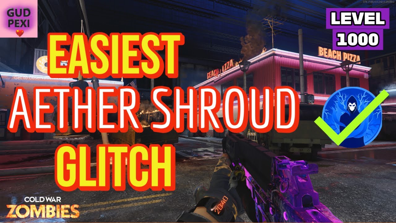 💯EASIEST AETHER SHROUD GLITCH💯 on FORSAKEN in COLD WAR ZOMBIES!