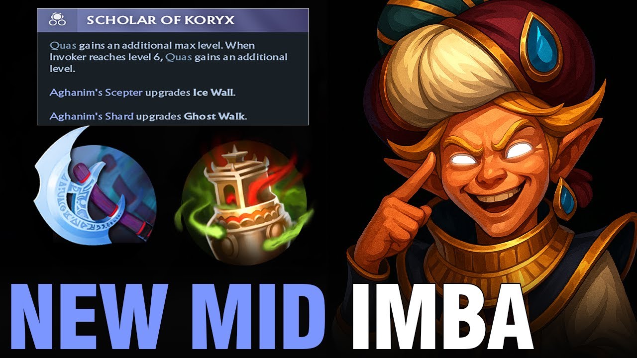 New Quas Invoker Mid IMBA &mdash; Immortal Gameplay | 7.39e