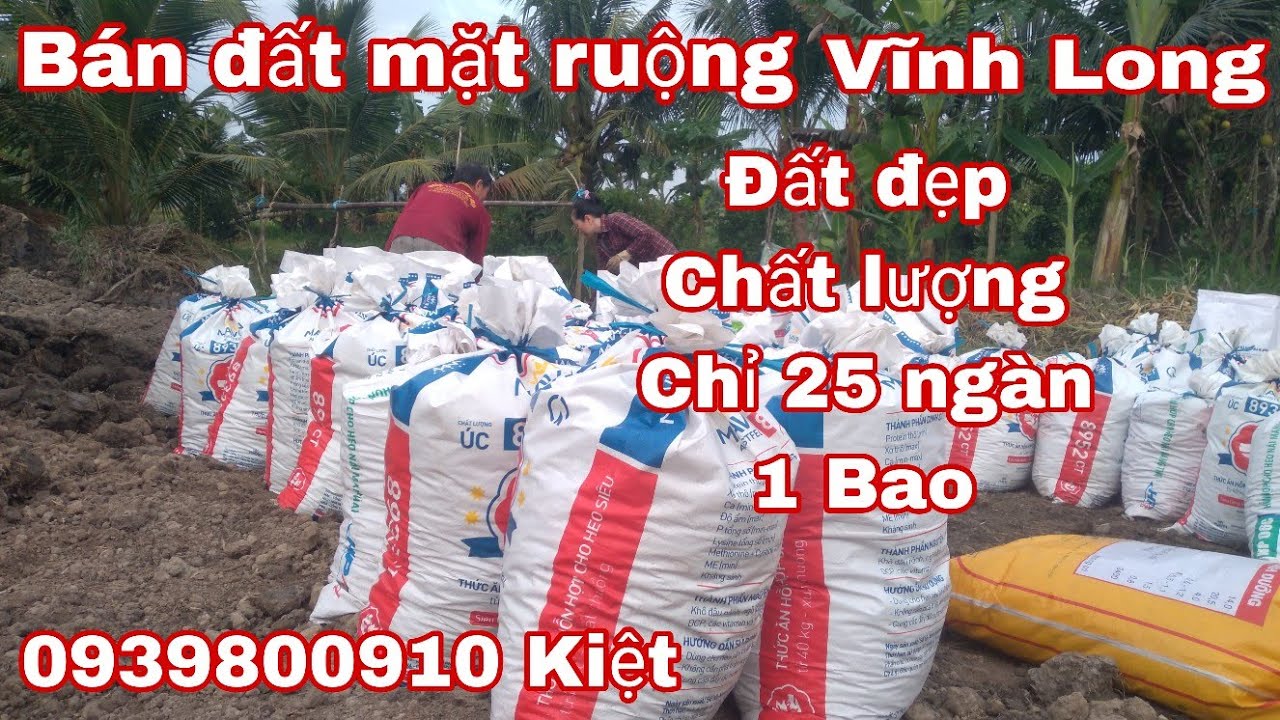 0939800910 Kiệt. Bán đất mặt ruộng Vĩnh Long