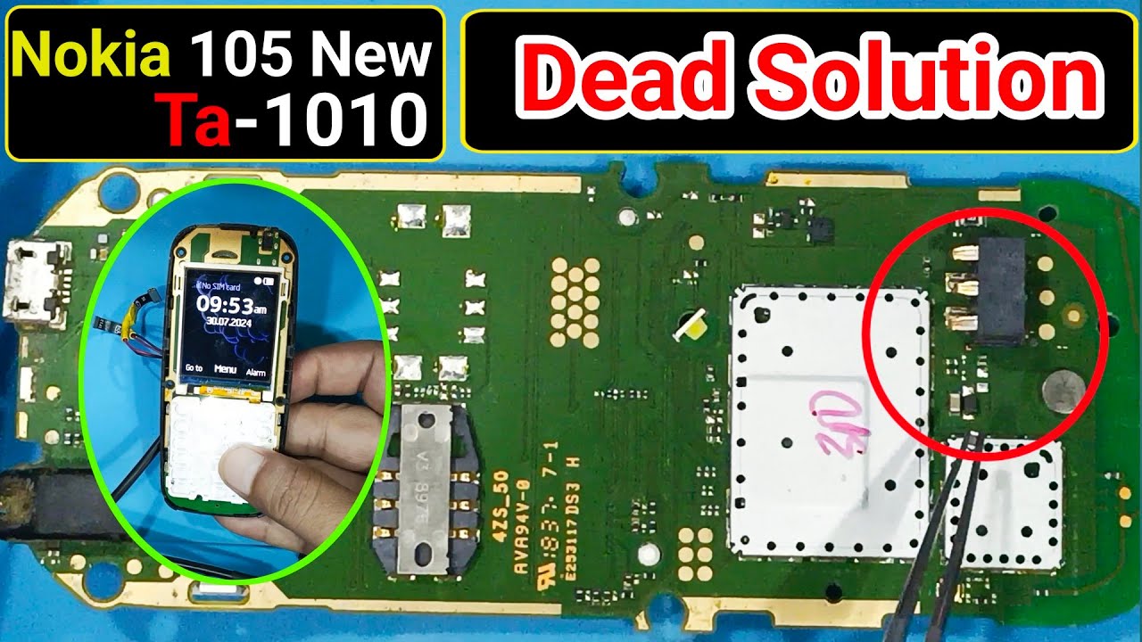 Nokia 105 New Dead Solution | Nokia Ta-1010 | Ta-1034 No Power Solution 1000% working!