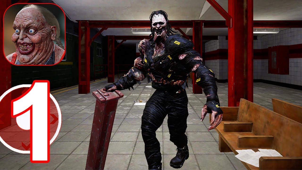 Scary Subway Train Escape Evil Horror Game - Gameplay Part 1 (Android, iOS) #1