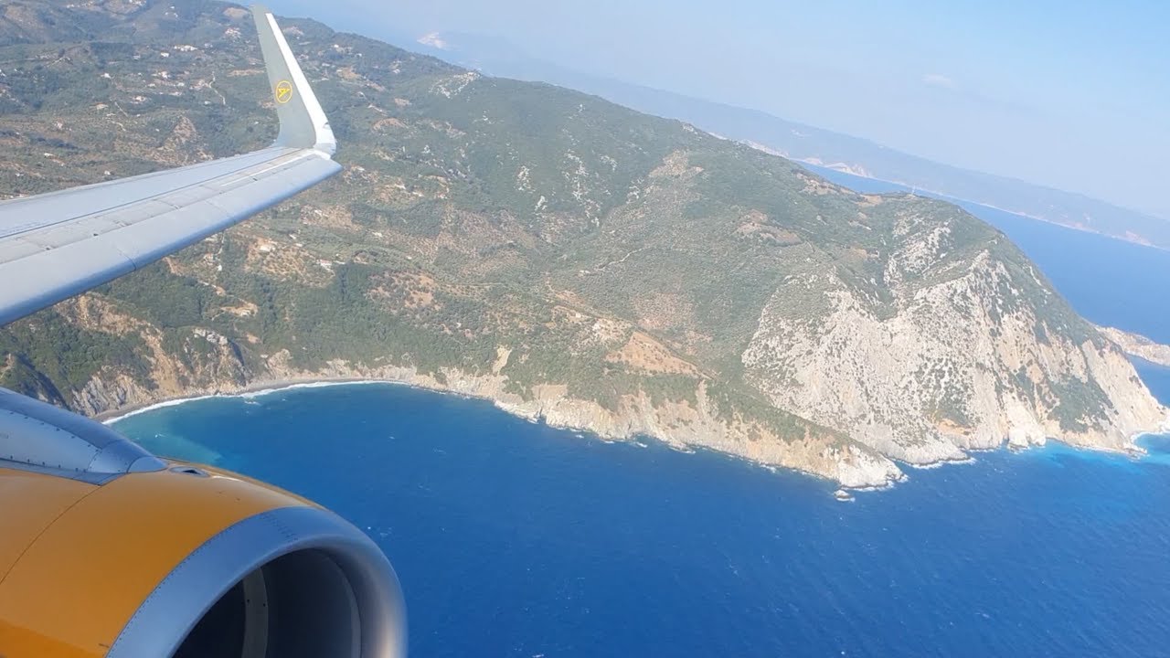 Condor A321 | TO/GA full power take off from Skiathos (LGSK)