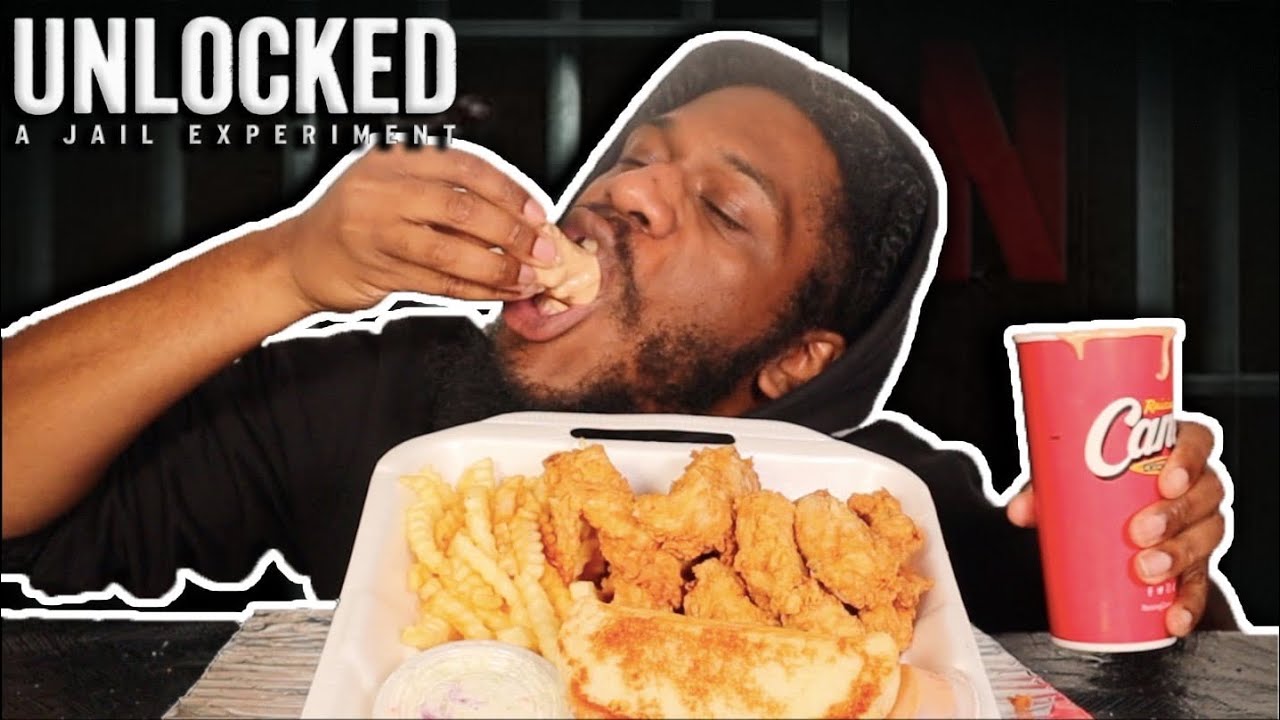 RAISING CANES DRENCHED SAUCE MUKBANG