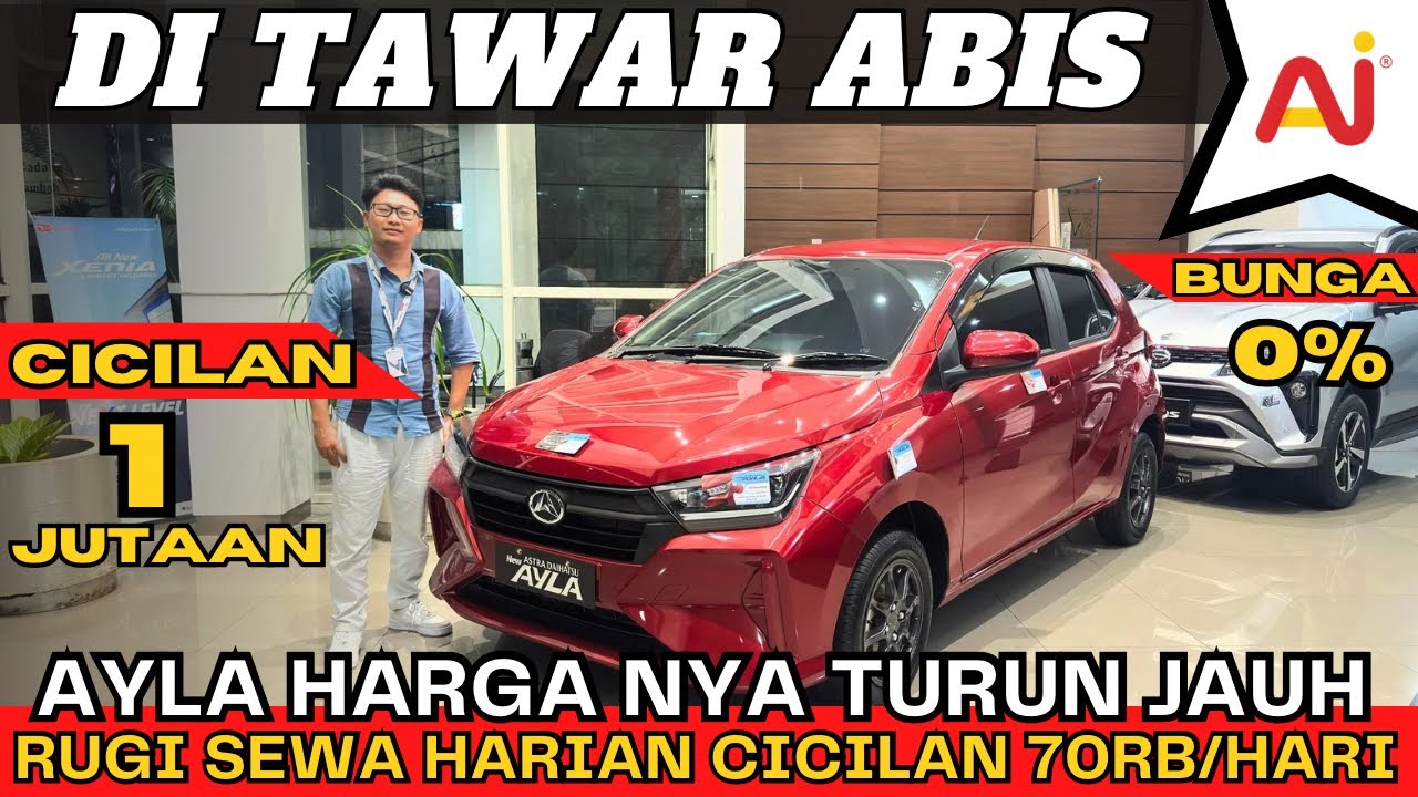DAIHATSU AYLA TURUN HARGA ‼️ SERIUS KAH INI CICILAN NYA SEMURAH INI KREDIT DI AWAL TAHUN⁉️