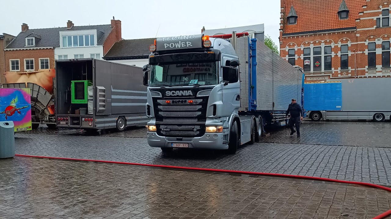 Paaskermis Herentals 2025 transport en opbouw deel 3