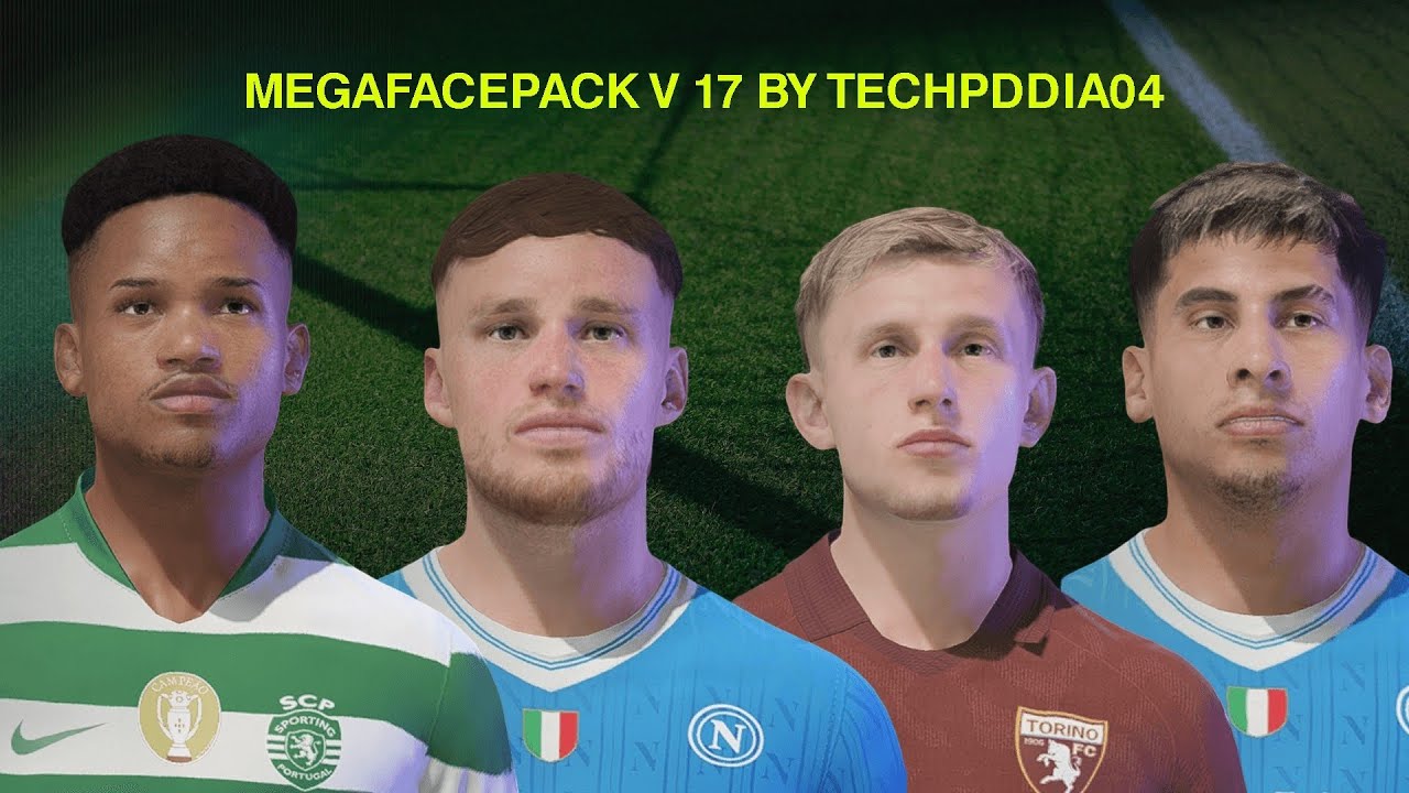 Megafacepack V17 by techpedia04 for fifa 22