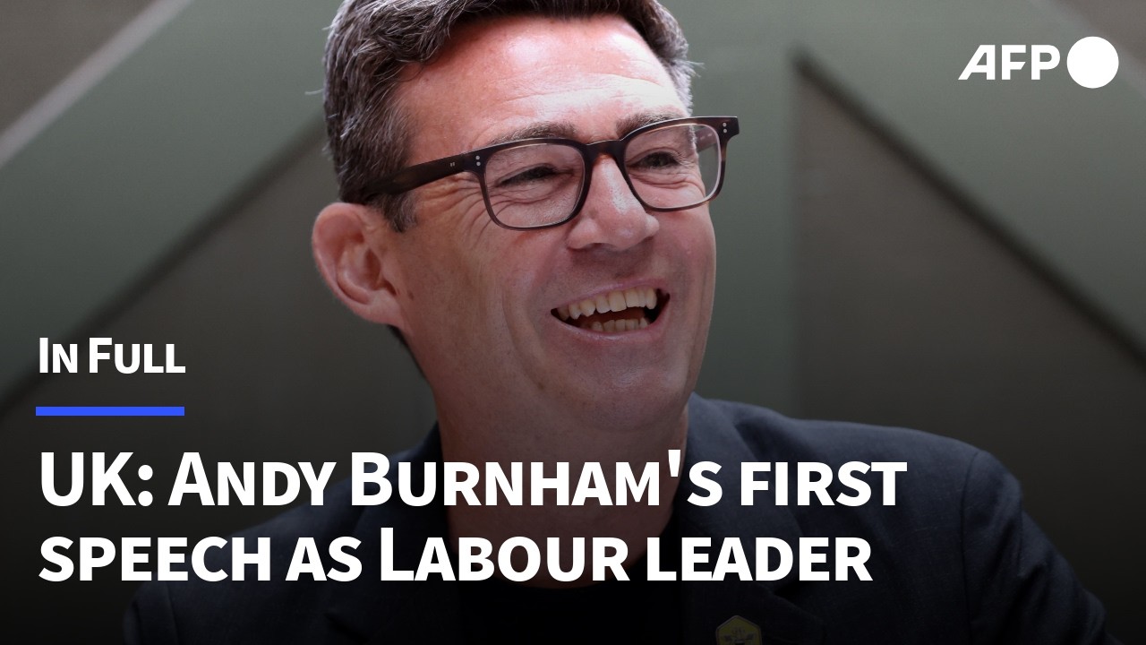 IN FULL: Andy Burnham's first speech as UK Labour Party leader | AFP