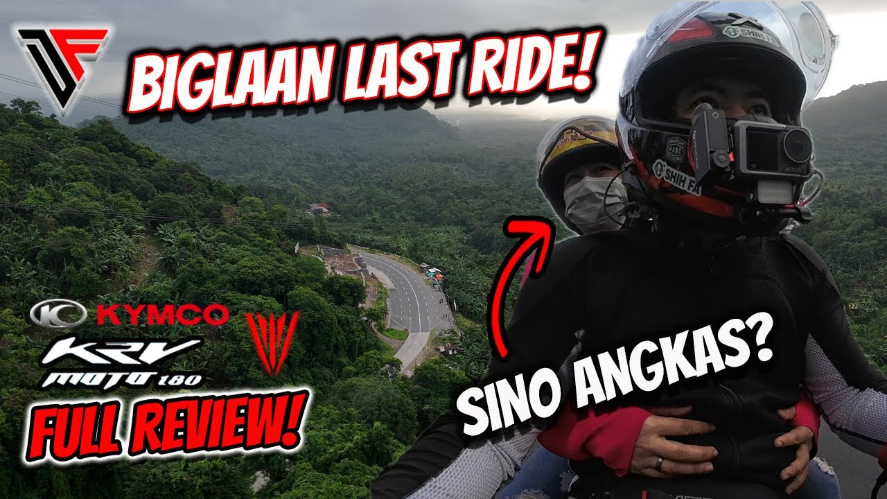 Biglaan Ride Bago Isauli ang Motor | Full Ride Test Review Kymco KRV Moto 180