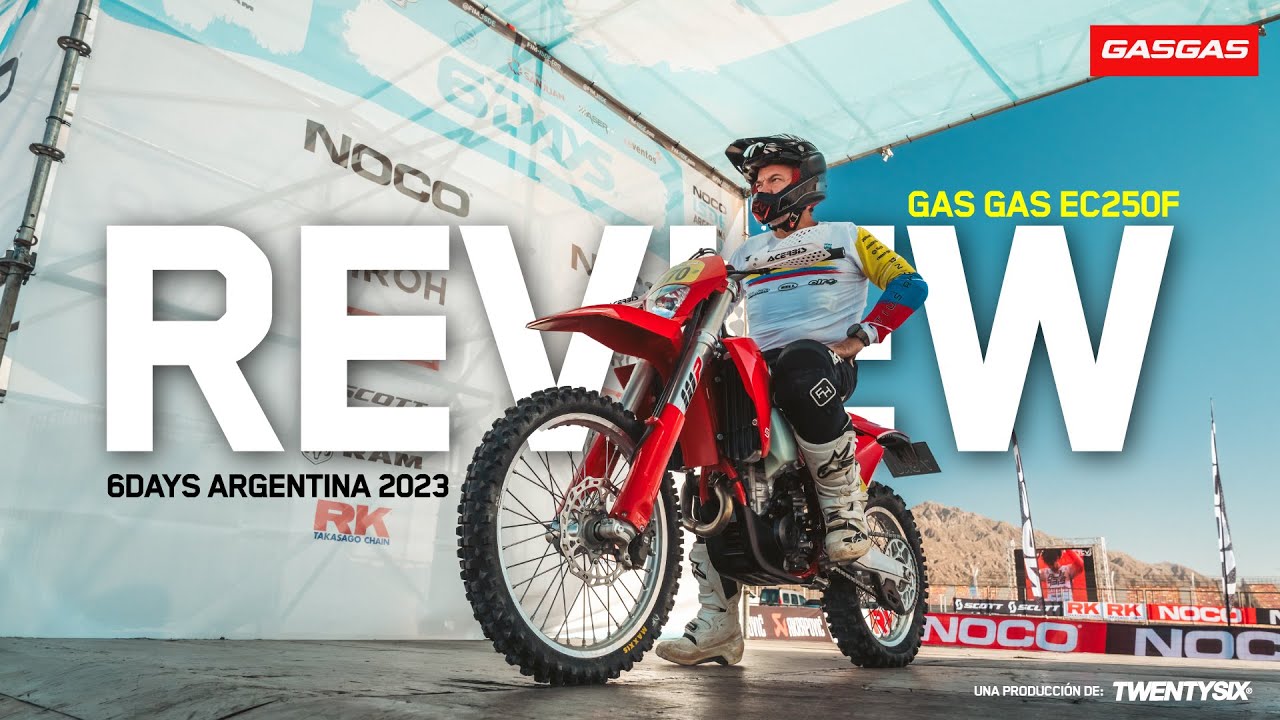 GAS GAS EC250F 2024 - Nos metimos a correr Enduro en el calor mas H...ta del mundo! 6Days Argentina