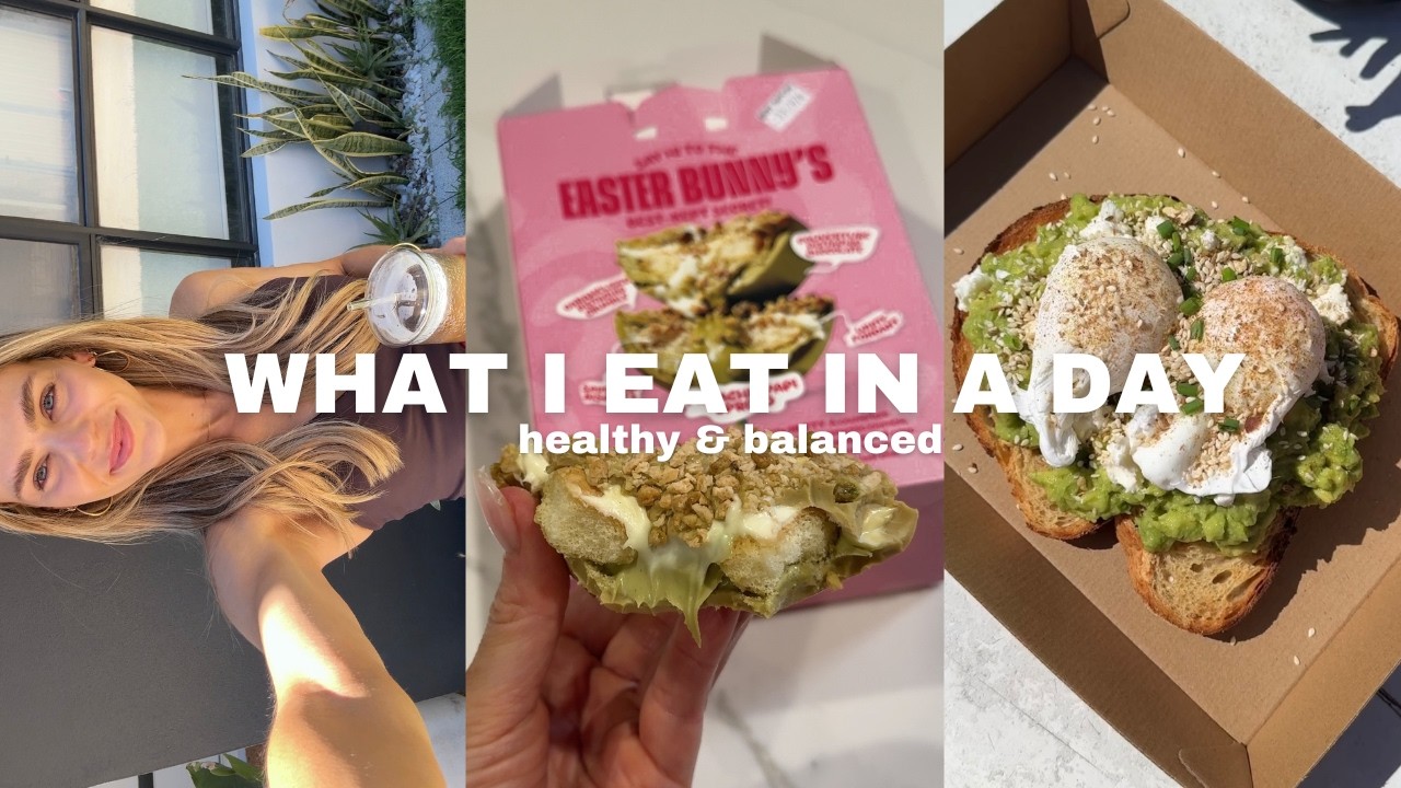 what I EAT in a day *realistic* | easy, high protein & healthy meals