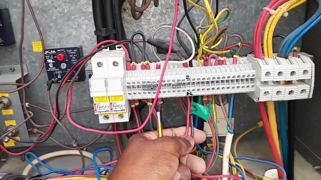 SKM ductable ac wiring diagram #digital ductable unit wiring diagram #how to check ductable ac wirin