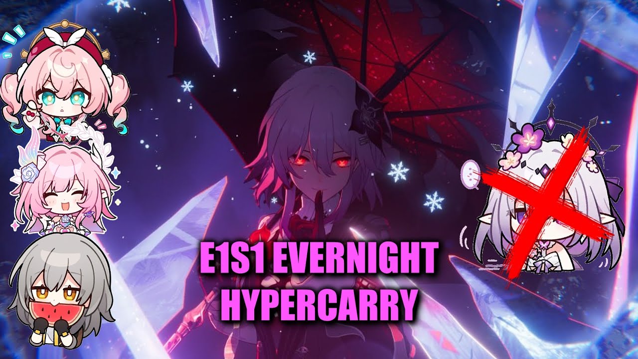E1S1 Evernight Hypercarry 0 Cycle 3.8 MOC 12 Dark Sam | No Castorice Needed | Honkai Star Rail