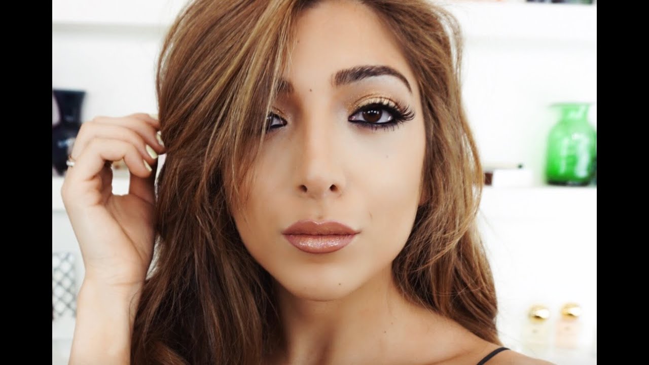 Golden Glam Talk Through Makeup Tutorial - Kim Kardashian/Kylie Jenner Inspired