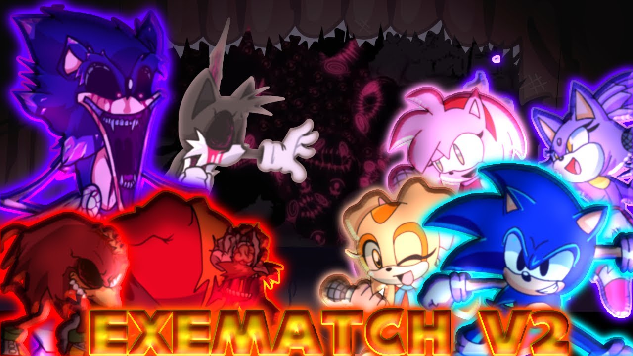 🎶🩸🎤  Exematch V2 Sonic , Amy, Cream And Blaze Sing it🎶🩸🎤 II🎶 🔪  Sonic.EXE🎶🎤 II 🥭+Flp/midi 🥭