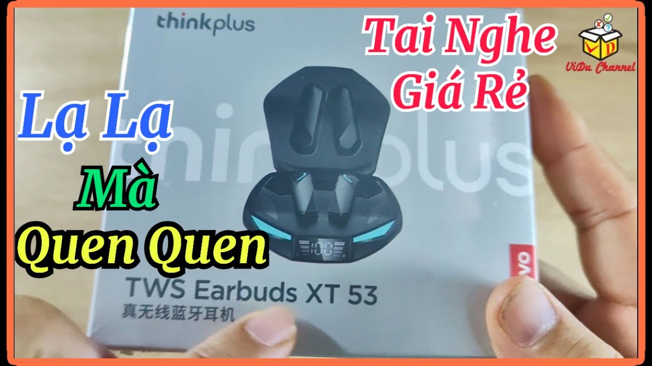 Đập Hộp Tai Nghe Giá Rẻ Lenovo Thinkplus TWS Earbuds XT 53