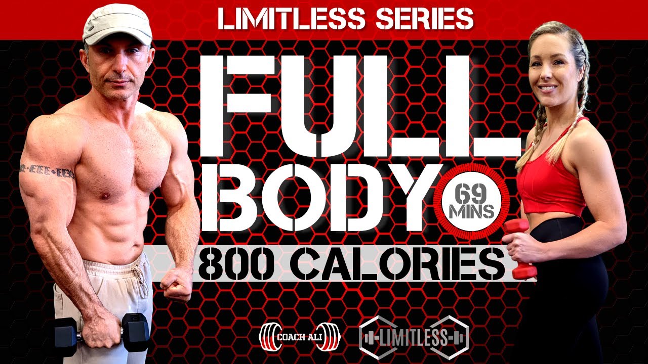 LIMITLESS #3 Full Body Dumbbell Workout At Home (69 mins) Coach Ali Dumbbell Only Workout 💪💪💪