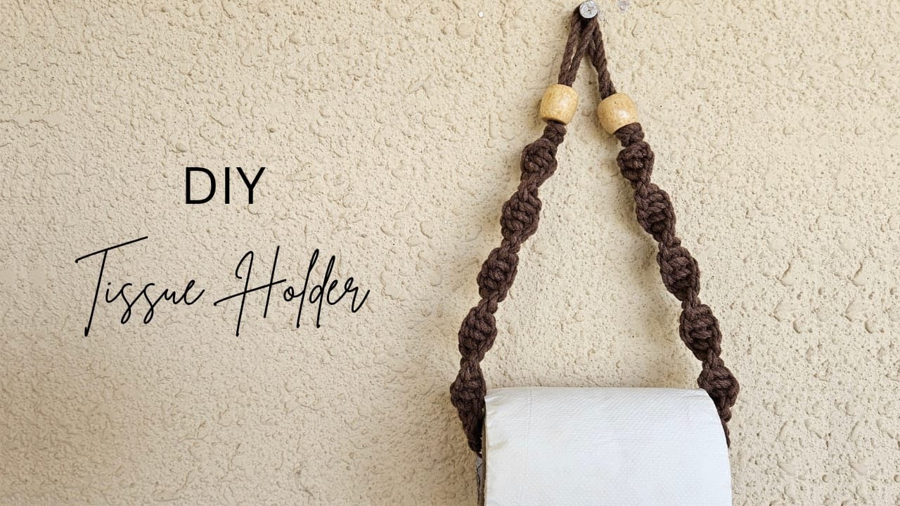 Easy to Make Macramé Tissue Holder | DIY | For Beginners | Step by Step Tutorial