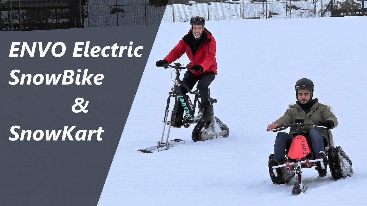 ENVO ELECTRIC SNOWBIKE & SNOWKART