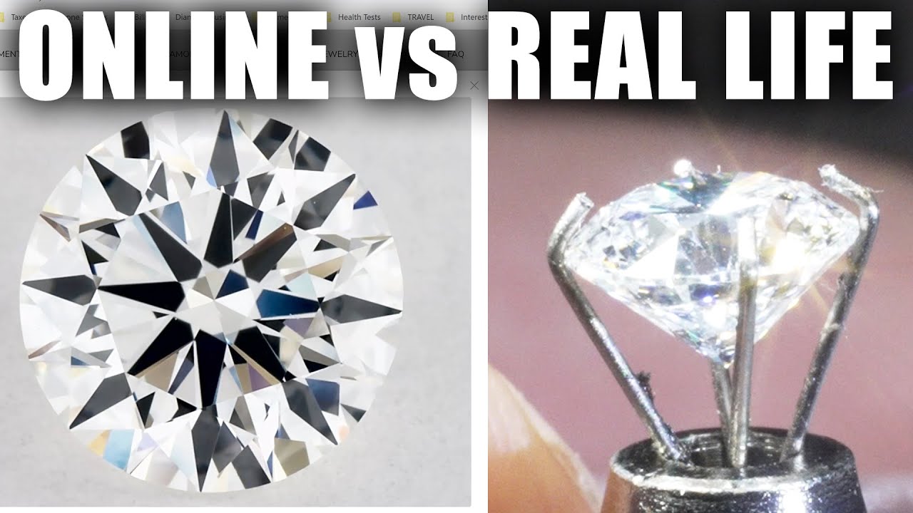 Online Diamond In Real Life! Shopping James Allen Engagement Ring Website VS Reality!