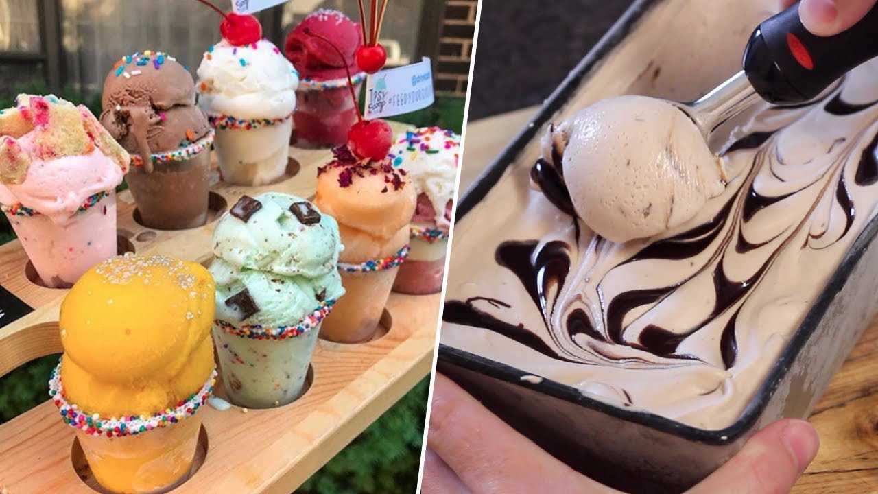 How To MAKE Alcoholic Ice Cream- David VS Restaurants