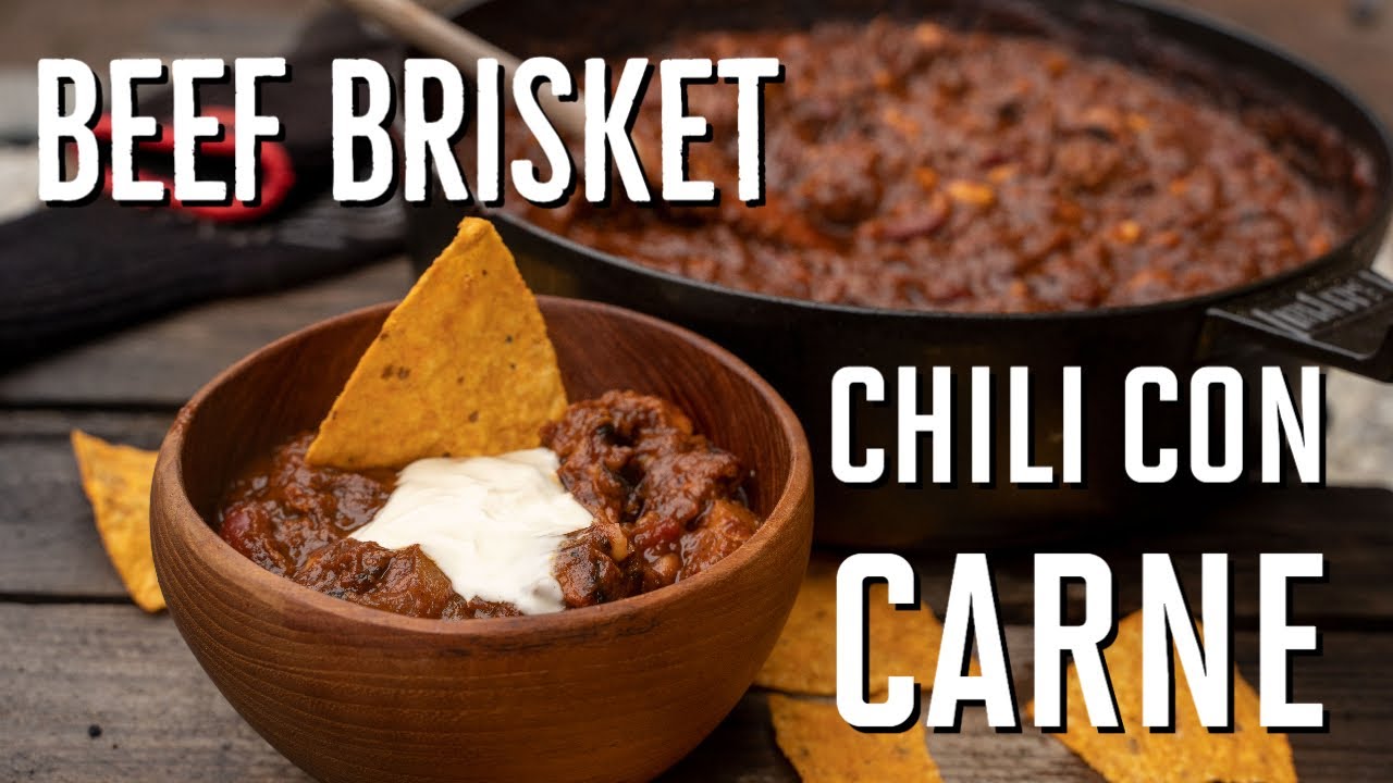 BEEF BRISKET Chili con Carne - Ein Chili con Carne Rezept aus dem Dutch Oven