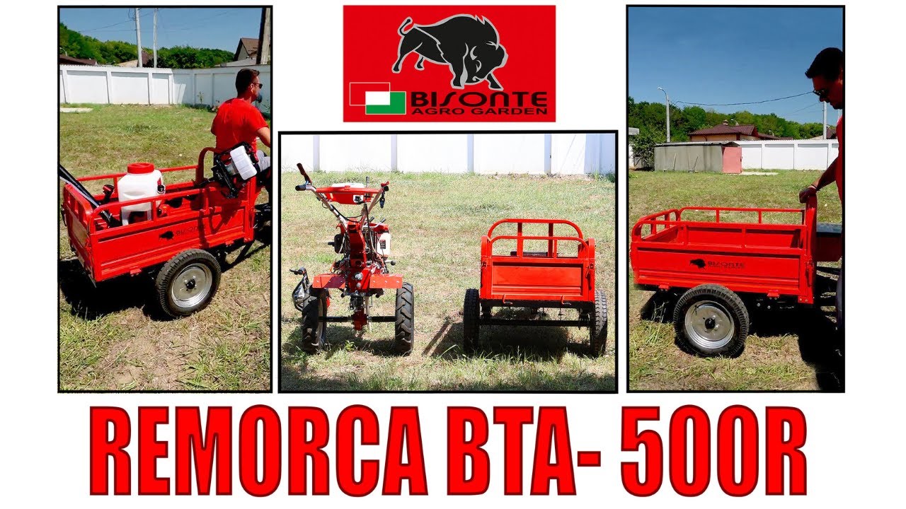 NOU!! REMORCA BTA 500R de la Bisonte Agro Garden ✨