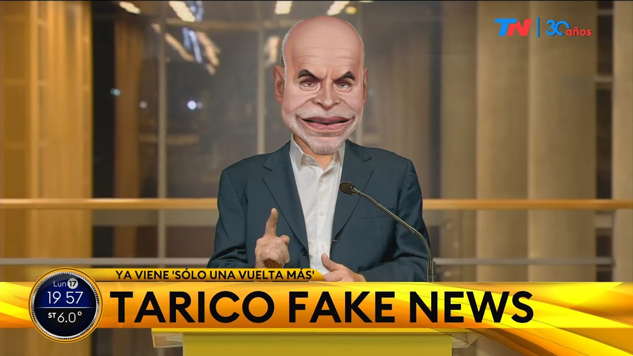 TARICO FAKE NEWS: “HORACIO RODRÍGUEZ LARRETA” en 