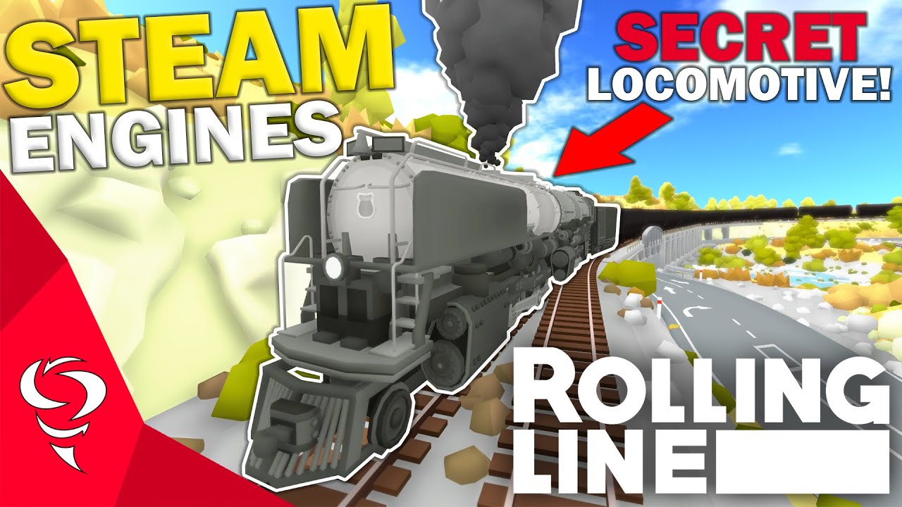 EVERY Steam Engine Including SECRET LOCO!  -  Rolling Line Gameplay