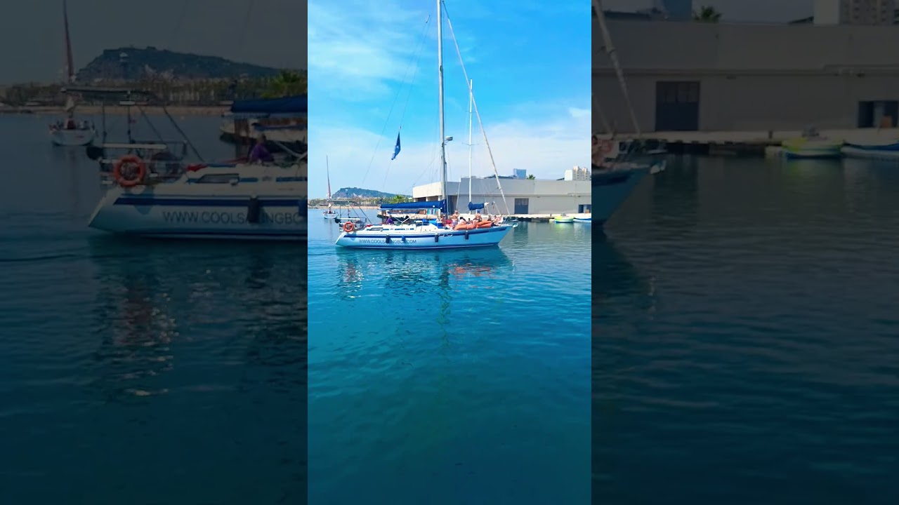 Port Olimpic, Barcelona #youtubeshorts #shortsfeed #barcelona #spain #catalunya #shorts #travel
