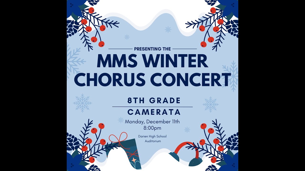 Middlesex Middle School 2023 Winter Choral Concert (Grade 8)