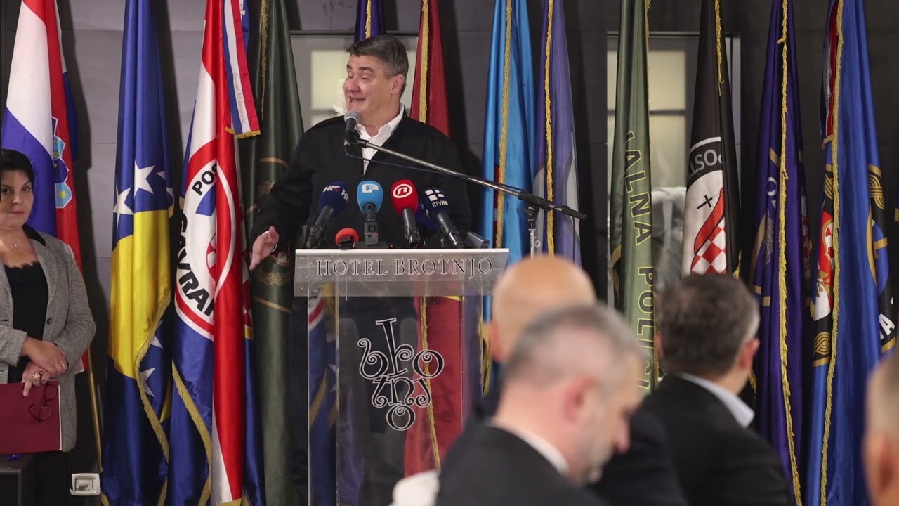 Predsjednik Milanović odlikovao Postrojbu posebnih namjena Gavran 2