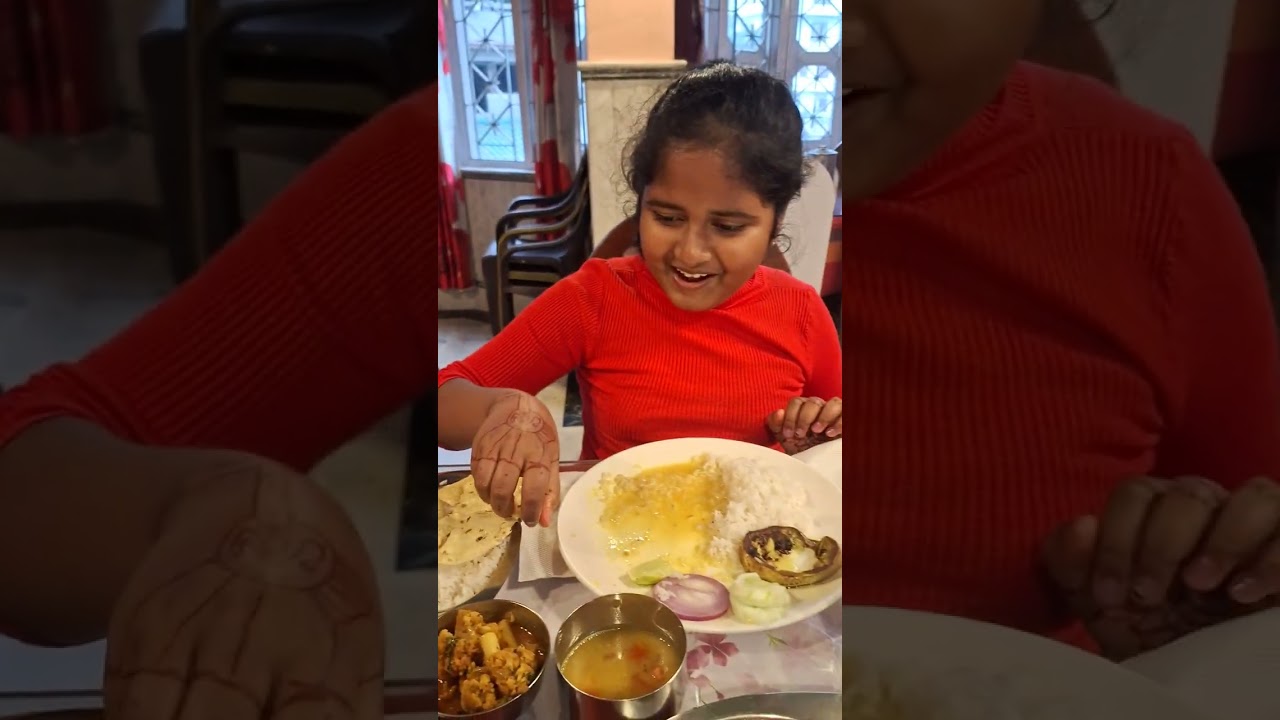 ডালের সাথে বেগুন ভাজা ওফ আজকে খাওয়া-দাওয়া টা দারুন হলো 🤤😋 #reels #lunch