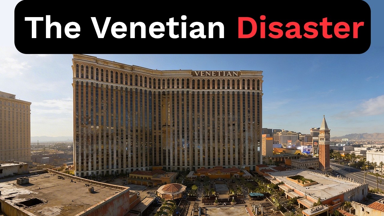 The Venetian $6.4B Disaster - EMPTY Craps Tables & Slot Machines