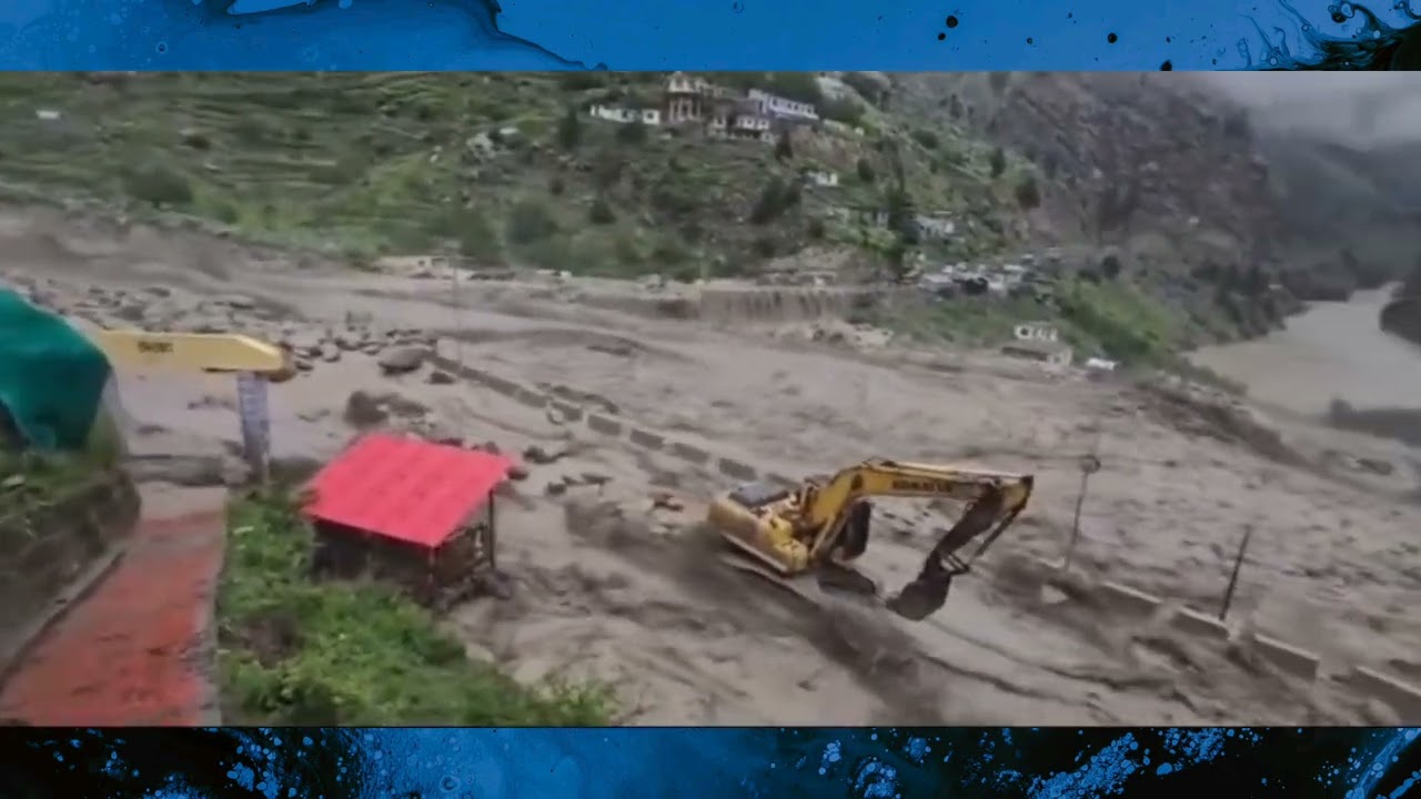 ⚠️ Valley Bridge Washed Away in Uttarakhand&rsquo;s Niti Valley | Chamoli 🌧️🌊