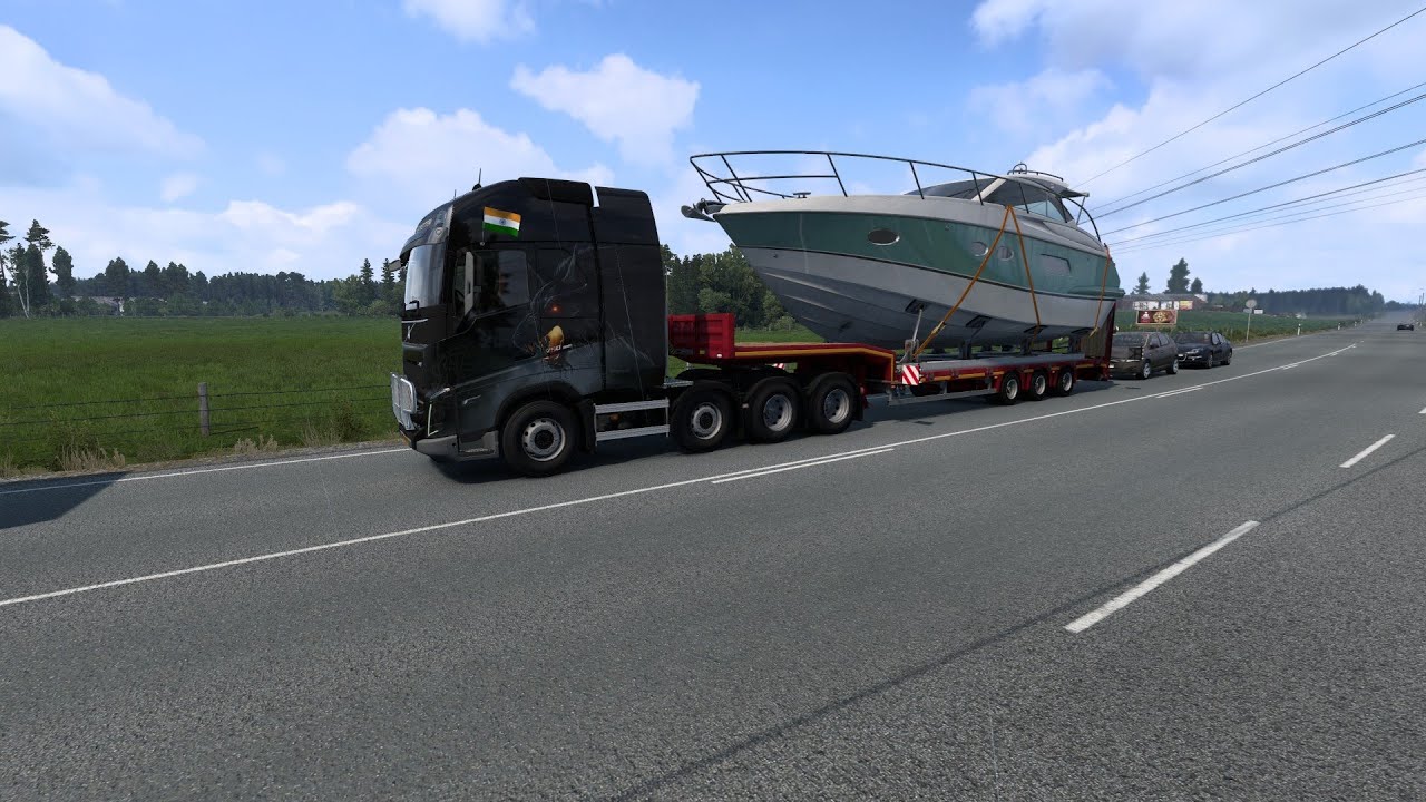 ETS2 - Episode 106 - Skeffeltea, Sweden to Ajaccio, France Part 4 - Crossing Mannheim