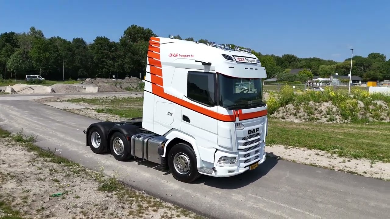 Nieuwe DAF XG 480 FTG voor D.V.K. Transport – Gespoten in eigen bedrijfskleuren! 🚛✨