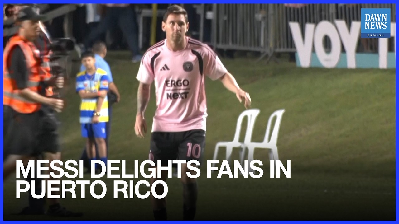 Messi Delights Fans In Puerto Rico Friendly Match