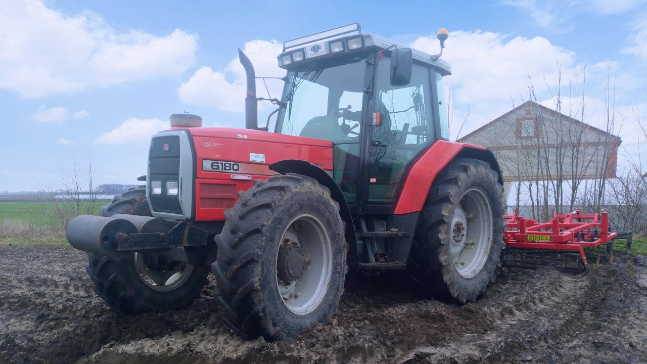 Uprawa 2020! Massey Ferguson 6180 & AgroFactory