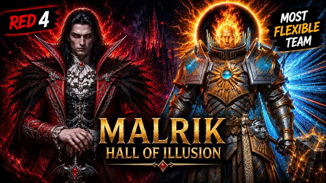 Лучшая команда для Малрик Холлс (Red 4) | Oren Мета | Watcher of Realms