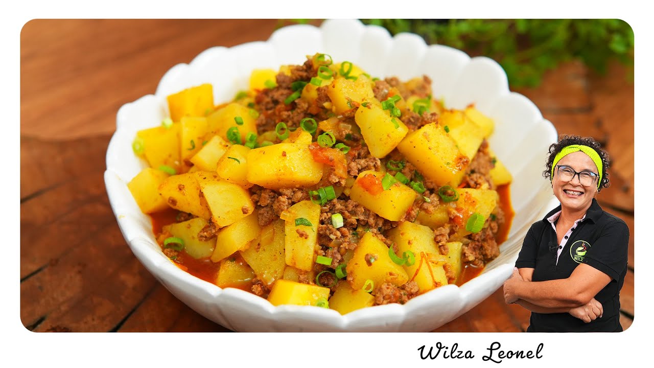 CARNE MOÍDA COM BATATA: RECEITA CASEIRA E PRÁTICA - Wilza Leonel