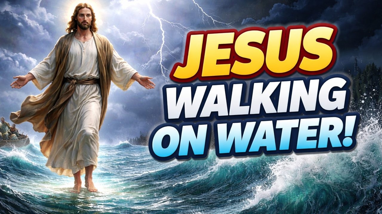 Jesus Walks on Water – A Miracle in the Middle of the Storm | Bible Story