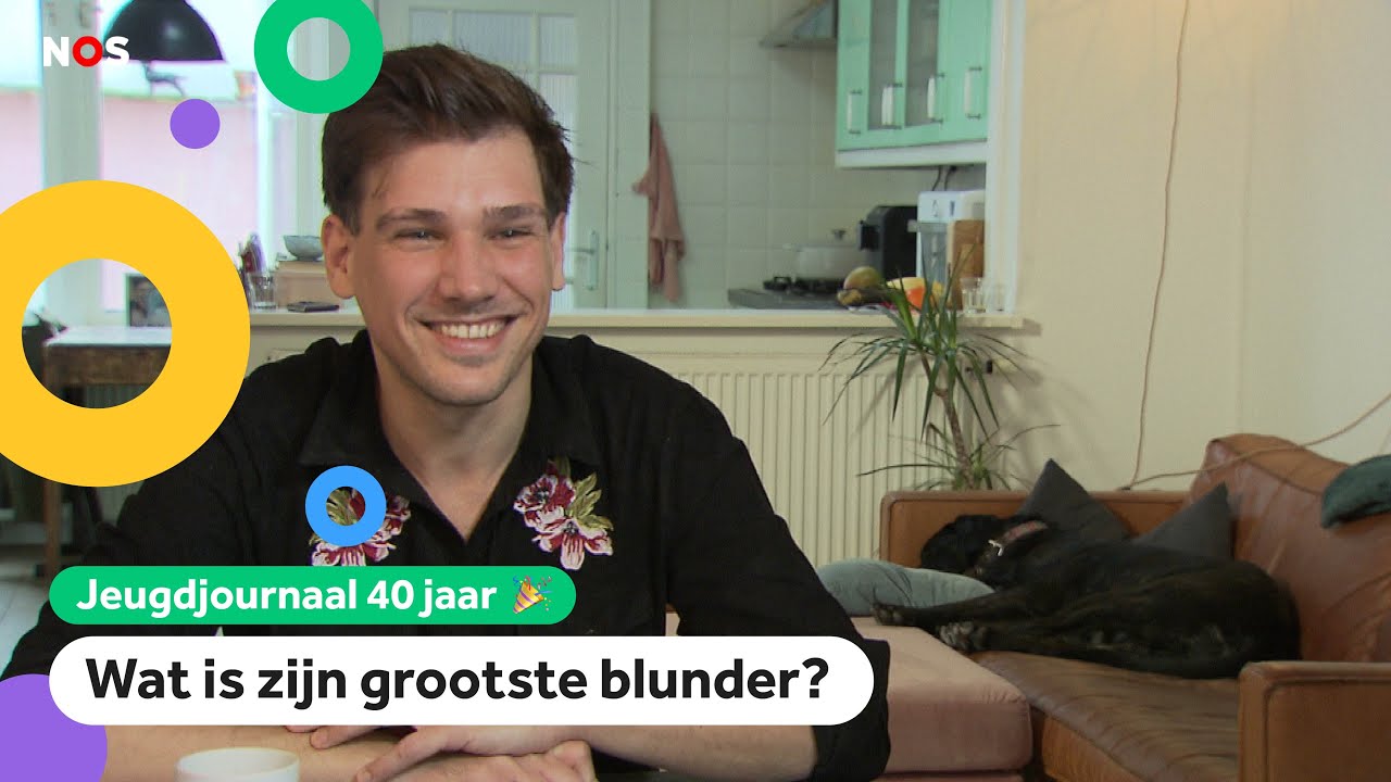 Presentator Lucas beantwoordt vragen van kinderen