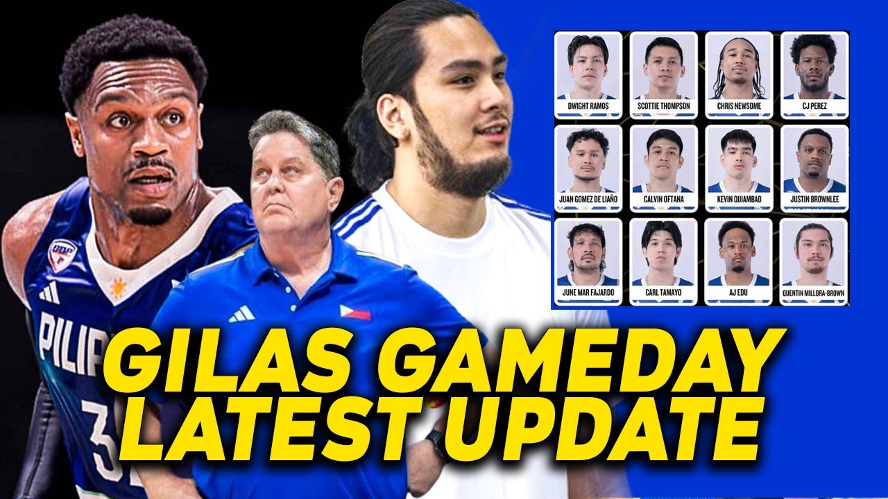 GILAS LATEST  UPDATE! FINAL 12 WALANG BAGO VS AUSTRALIA! JUSTIN BROWNLEE NASA HOT SEAT