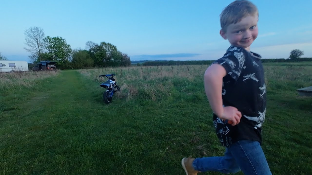 Tommy harvey throwing balls at RC aeroplane