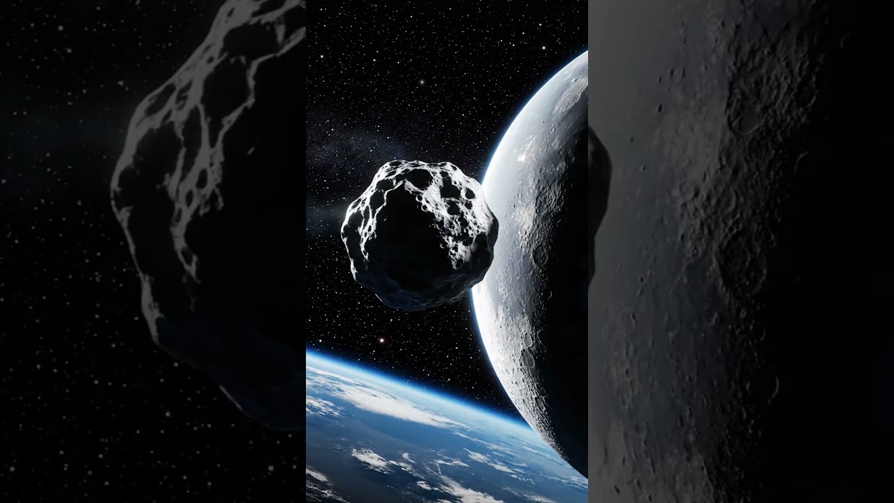 Asteroid Impact on the Moon | A Stunning Cinematic Space Moment 
